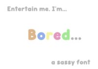 Bored Font - Featured Image