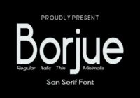 Borjue Font - Featured Image