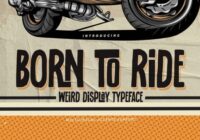 Born to Ride Font - Featured Image