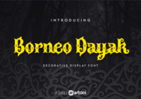 Borneo Dayak Font - Featured Image