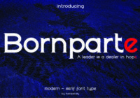 Bornparte Font - Featured Image