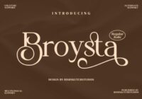 Borysta Font - Featured Image