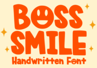 Boss Smile Font - Featured Image