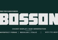 Bosson Font - Featured Image