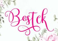 Bostek Font - Featured Image