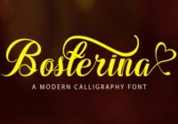 Bosterina Font - Featured Image
