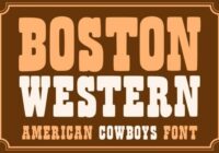Boston Western Font - Featured Image