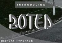 Boted Font - Featured Image