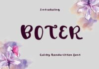 Boter Font - Featured Image