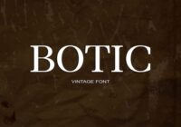 Botic Font - Featured Image