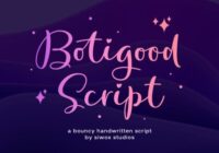 Botigood Script Font - Featured Image