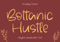 Bottanic Hustle Font - Featured Image