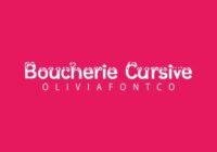 Boucherie Cursive Font - Featured Image