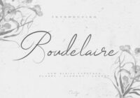 Boudelaire Font - Featured Image