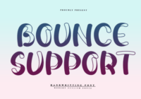 Bounce Support Font - Featured Image