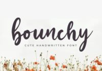 Bounchy Font - Featured Image