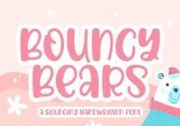 Bouncy Bears Font - Featured Image