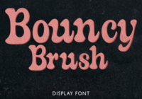 Bouncy Brush Font - Featured Image