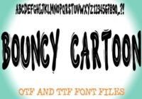 Bouncy Cartoon Font - Featured Image