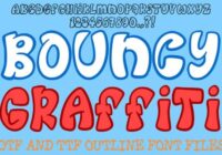 Bouncy Graffiti Font - Featured Image