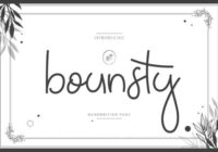 Bounsty Font - Featured Image
