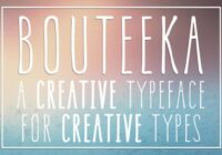 Bouteeka Font - Featured Image