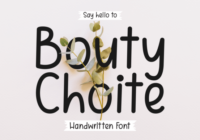 Bouty Choite Font - Featured Image