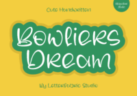 Bowliers Dream Font - Featured Image