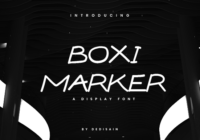 Boxi Marker Font - Featured Image