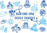 Boxing Day Deals Doodle Font - Featured Image