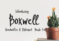 Boxwell Font - Featured Image
