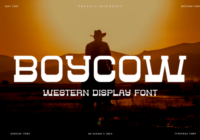 Boycow Font - Featured Image