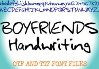 Boyfriends Handwriting Font - Featured Image