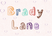 Brady Lane Font - Featured Image