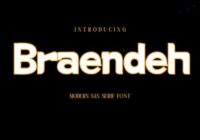 Braendeh Font - Featured Image