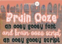 Brain Ooze Duo Font - Featured Image