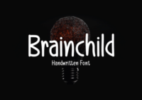 Brainchild Font - Featured Image