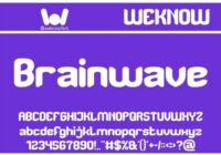 Brainwave Font - Featured Image