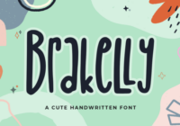 Brakelly Font - Featured Image