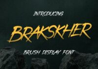 Brakskher Font - Featured Image