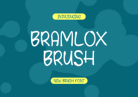 Bramlox Brush Font - Featured Image