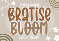 Bratise Bloom Font - Featured Image