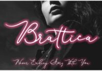Brattica Script Font - Featured Image