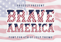 Brave America Font - Featured Image