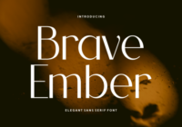 Brave Ember Font - Featured Image