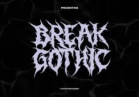 Break Gothic Font - Featured Image