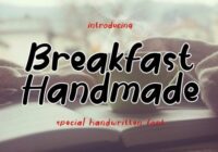 Breakfast Handmade Font - Featured Image