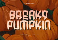 Breaks Pumpkin Font - Featured Image