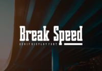 Breakspeed Font - Featured Image