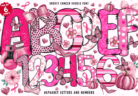 Breast Cancer Doodle Font - Featured Image